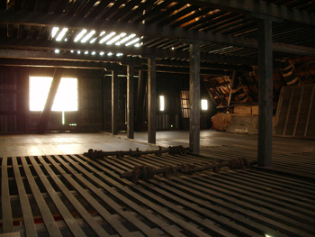 Interieur d'une maison de Hina no sato