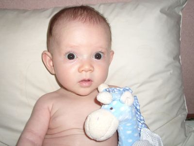 Nathan et son ami Giraffe